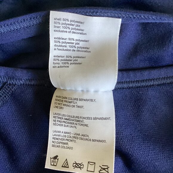 Speedo Endurance+ 1-Piece Swimsuit Style 7719729 Blue Sz 8/34 #122W - Picture 8 of 9